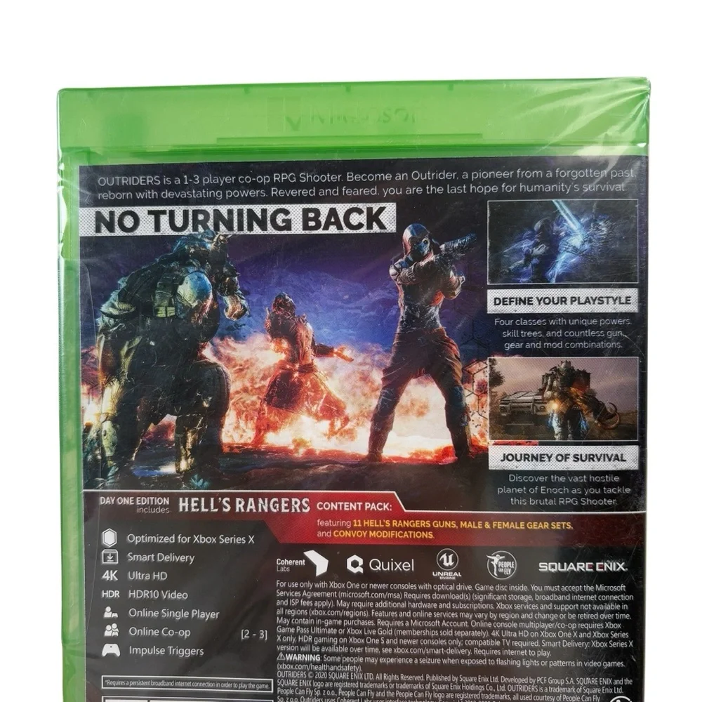 Outriders Day One Edition for Xbox Series X One Rated M New Video Game